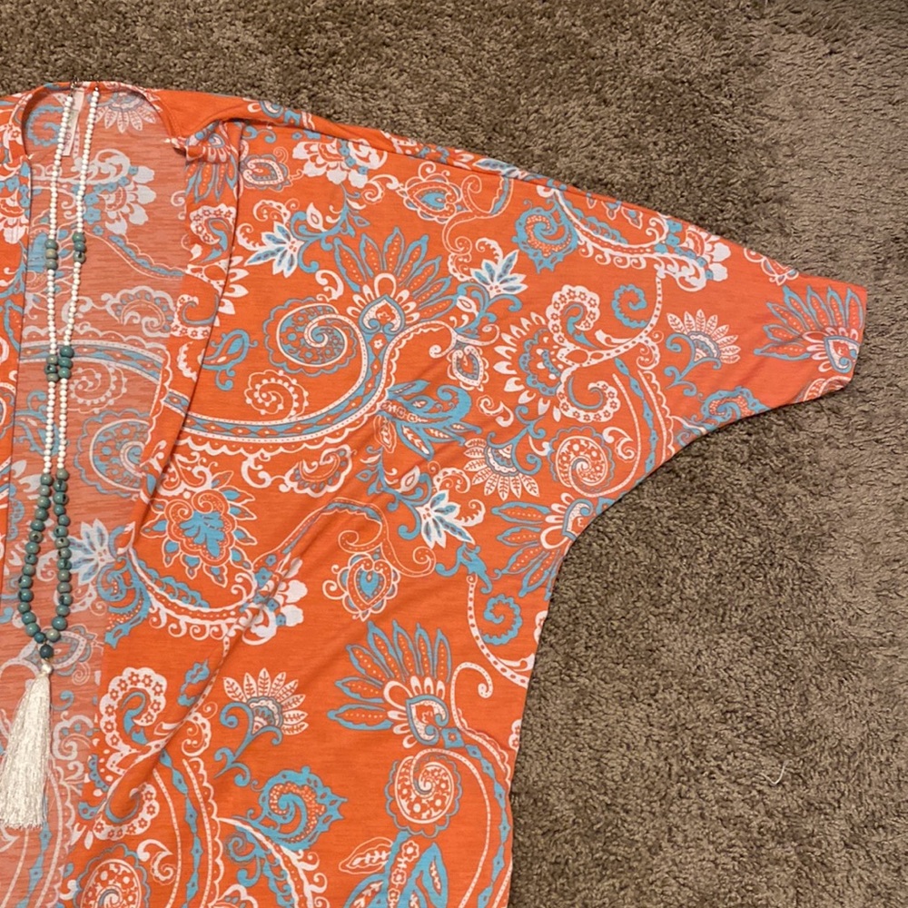 SUPER CUTE PAISLEY KIMONO - Picture 3 of 8